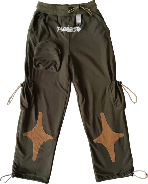 "WEAR WITH CARE" Heavyweight Cargo Sweatpants